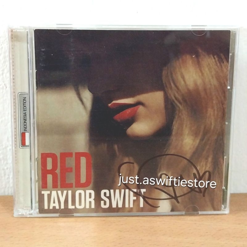 [SIGNED] Taylor Swift Signed Red CD Original Official Merch Merchandise Tanda Tangan Stolen Version
