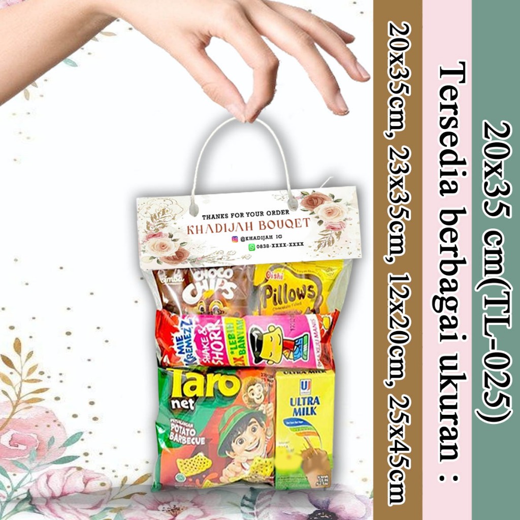 

COD TAS SNACK ULANG TAHUN 20x35TL25 - TAS HAMPERES HARI RAYA / IDUL FITRI / LEBARAN - TAS GOODIE BAG TAS PLASTIK TAS KADO / HADIAH PESTA TAS SOUVENIR