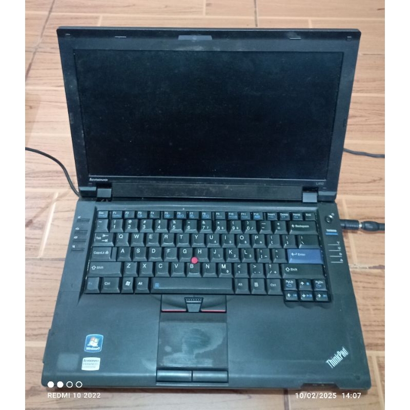 Laptop Lenovo ThinkPad Intel core i5 L412 DDR3 kondisi Matot tidak ada, Hardisk,batre & Charger