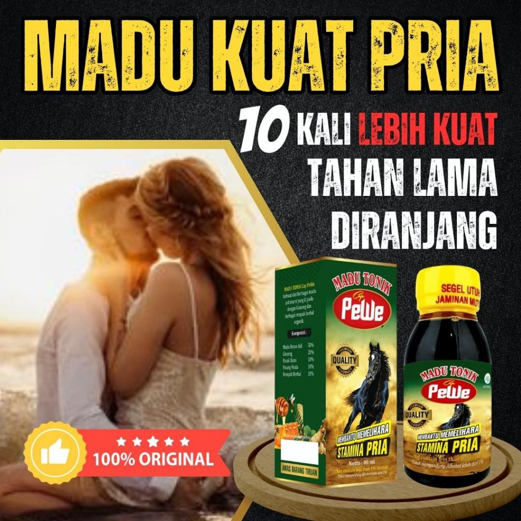 

Madu Tonik Pewe Original Madukuat Stamina Pria Kuat Alami Tahan Lama Tanpa Efek Samping