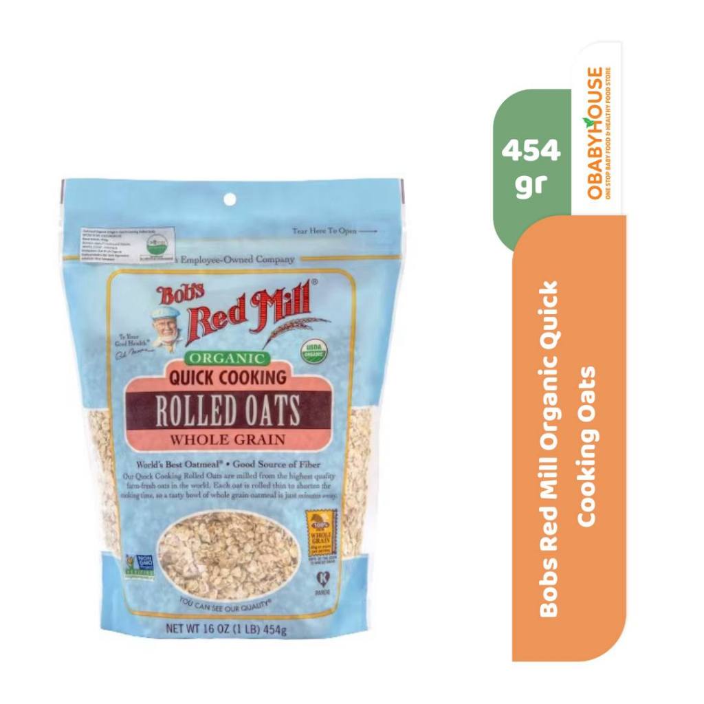 

Bobs Red Mill Organic Quick Cooking Oats 454 gr