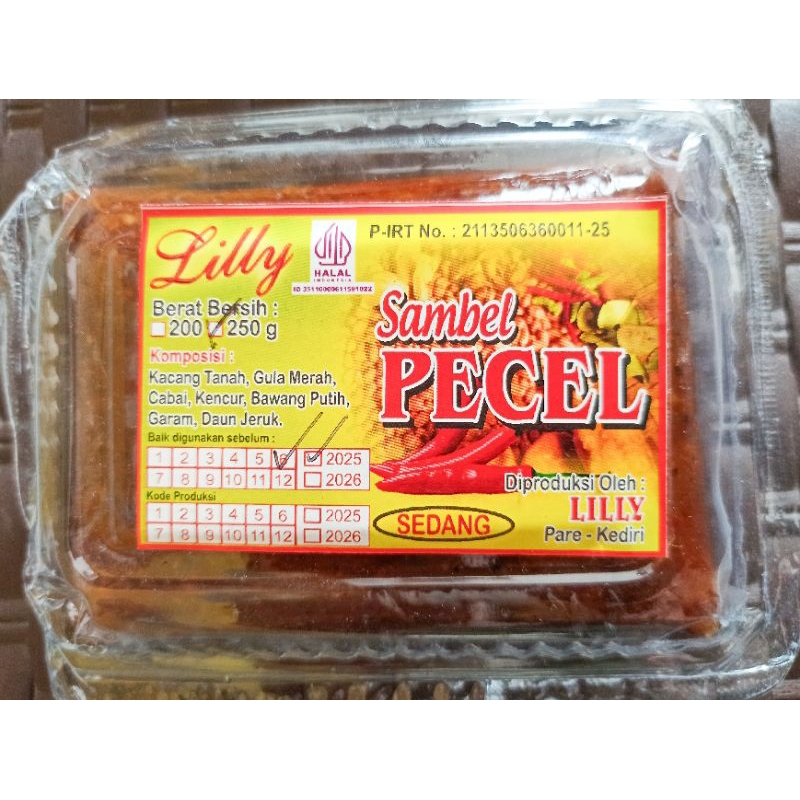 

Sambal Pecel LILLY 250gram