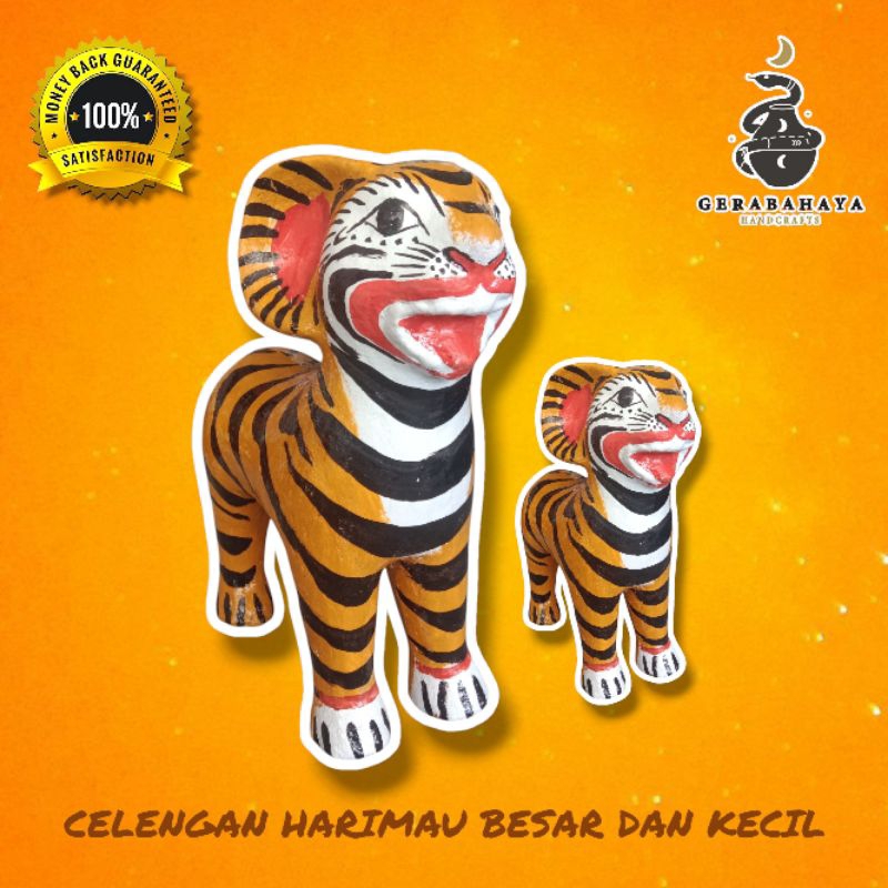 CELENGAN HARIMAU MACAN GERABAH TANAH LIAT