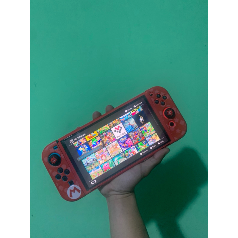 nintendo switch oled cfw fullset 512GB fullset