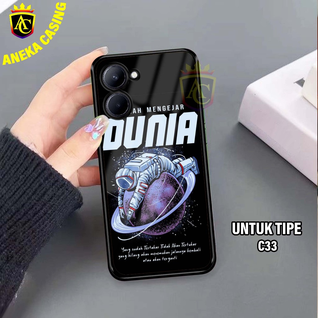Case REALME C33-Hardcase Glossy casing Hp REALME C33 Terbaru [Motif - ASTRONOT] - Aneka Case Mengkil