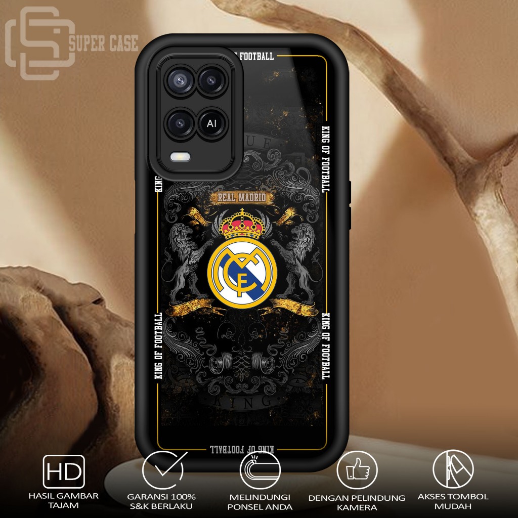 big promo case hp oppo a54 supercase motif bola softcase hardcase glossy kaca casing for all type