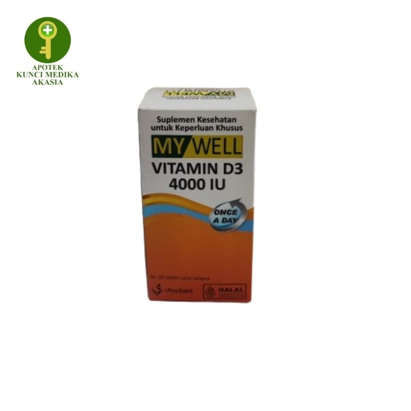 Mywell vitamin D3 4000IU 20 Tablet
