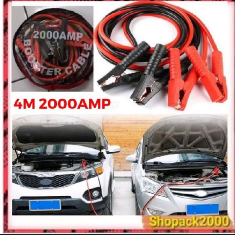 kabel jumper aki cable jumper aki mobil 2000amp 4 meter