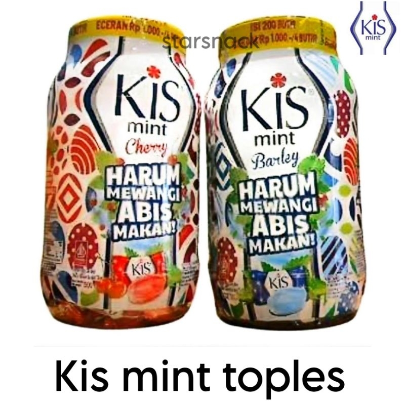 

KIS Mint permen toples 500gr 200butir