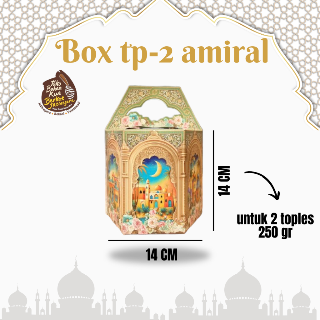

BOX LEBARAN TP2 AMIRAL / DUS LEBARAN ISI 2 TOPLES 250 GRAM / BOX LEBARAN LUCU