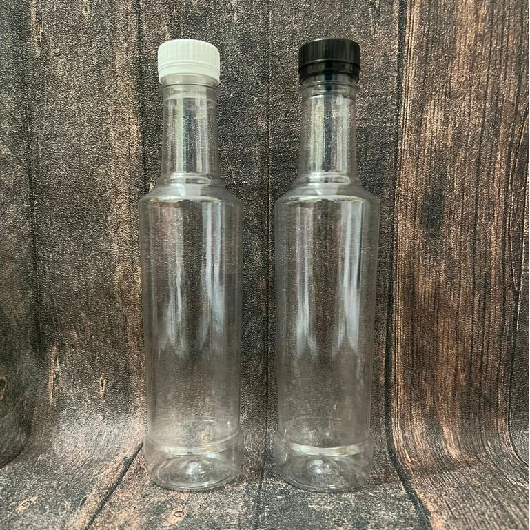 BOTOL PLASTIK PET/MADU/JUICE/SUSU/KOPI/BOTOL SIRUP MARJAN/350ML