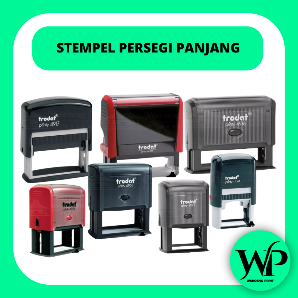 

Stempel Trodat Persegi Panjang - Stempel Trodat Import – Warna Jelas & Tajam