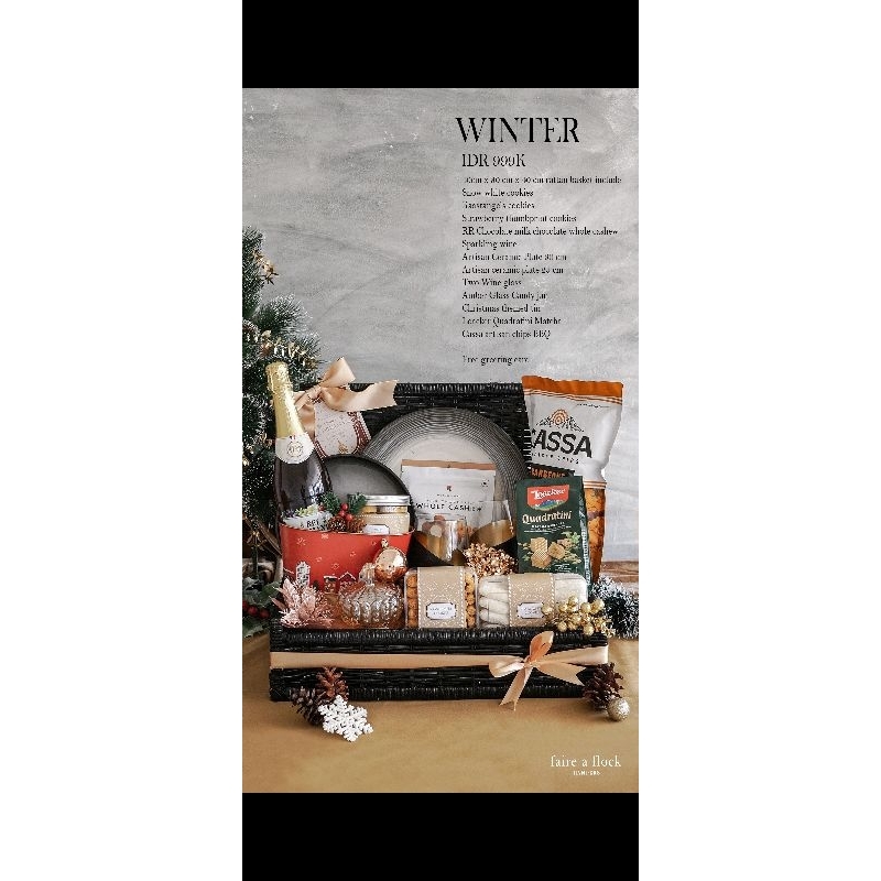 

parcel natal tahun baru mewah premium hampers besar christmas premium gifts