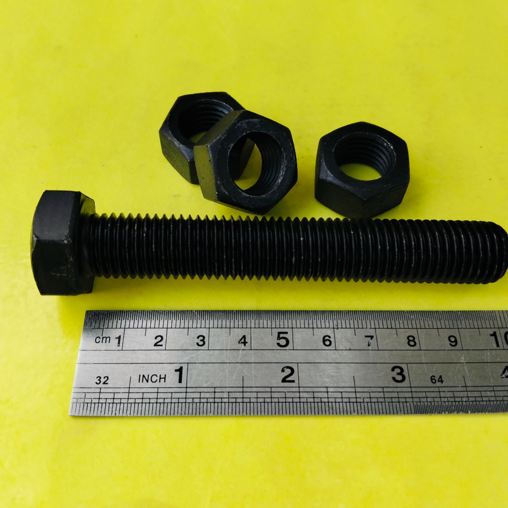 BAUT BAJA HTB 8.8 M20 X 100 FULL DRAT / BAUT 30 KUNCI 30 / BAUD FULL DRAT 30 / BAUT BAJA M20 X 100 H