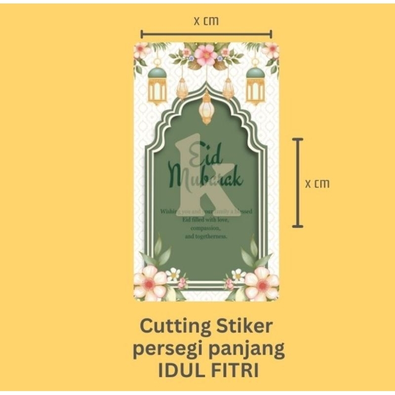 

Stiker Persegi Panjang IDUL FITRI uk.4.5 x 8cm