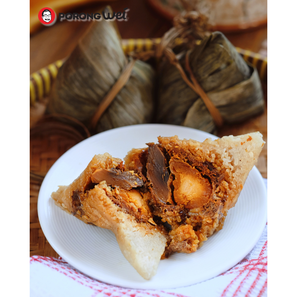 

PORONG WEI- Bakcang Special Pork [Kue Beras / Kue Ketan / Zong Zi] Premium Homemade Frozen