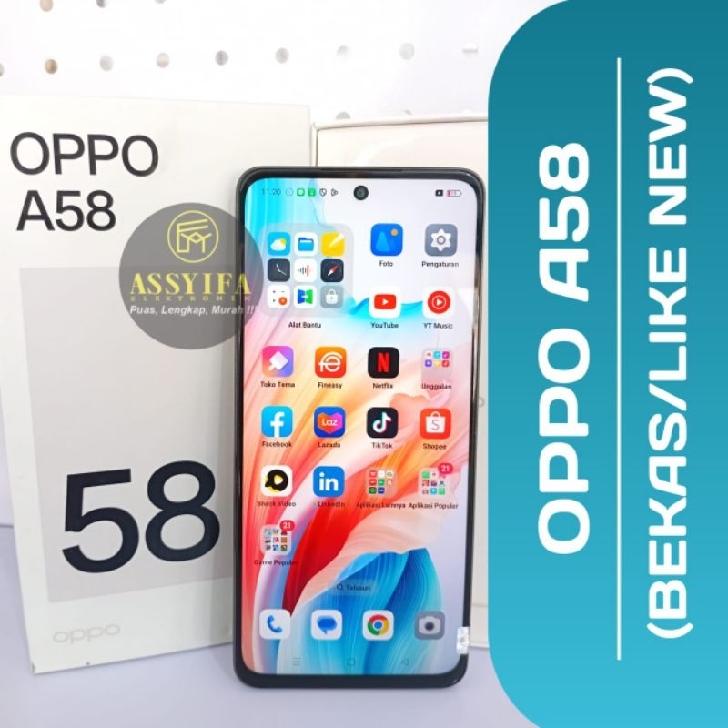 OPPO A58/HP OPPO A58/HP OPPO A58 Bekas