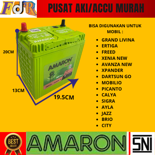 AKI AMARON GO KERING ORIGINAL MURAH NS40ZL/NS40L/38B20L/34B19L