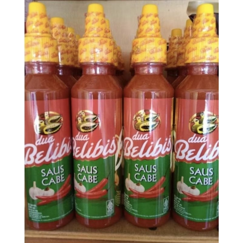 

dua belibis saos cabe 1 carton isi 24 botol @235ml