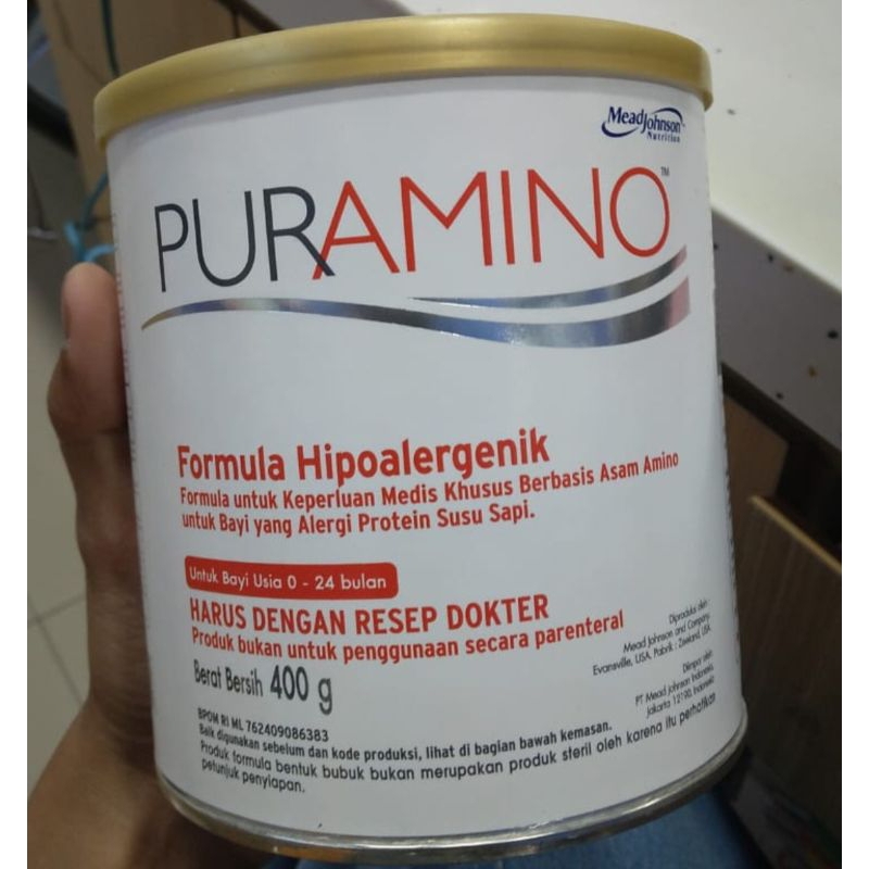 Ready Puramino Formula Hipoalgenik Berbesih 400g. Exp JUNI 2027