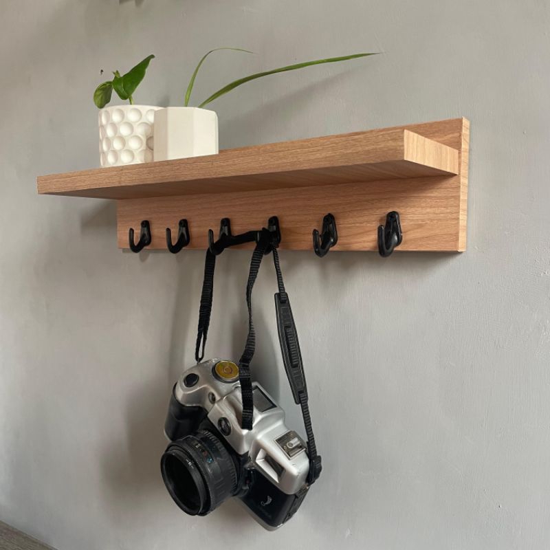 Streetwood Rak Gantung Kunci UK 40 cm 6 Cantolan dan UK 30 cm 4 cantolan