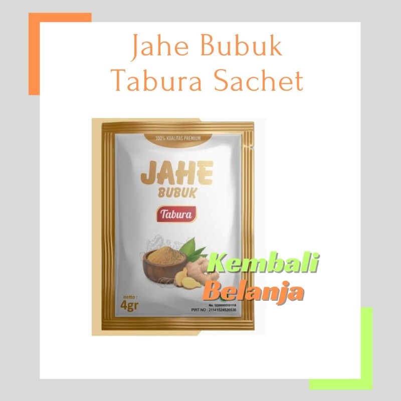 

Jahe Bubuk Tabura 1 Sachet /Jahe Bubuk Tabura/ Bumbu Masak Praktis