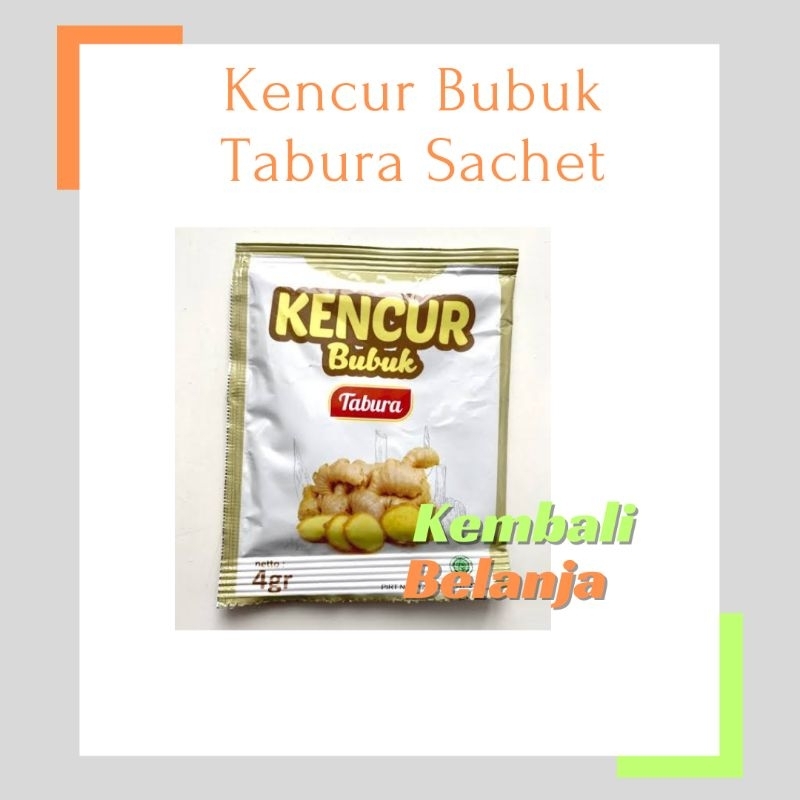 

Kencur Bubuk Tabura 1 Sachet/ Kencur Bubuk Tabura/ Bumbu Masak Praktis