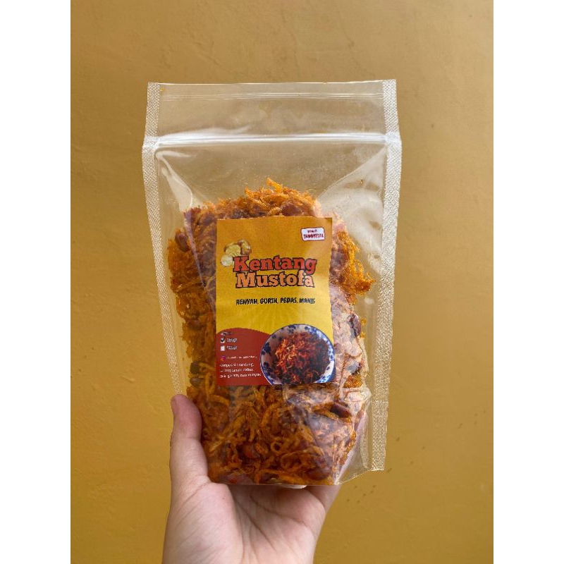 

Kentang Mustofa berat 250gr (pouch)