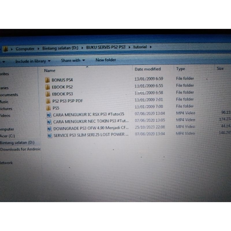 Flashdisk Buku Servis PS2 PS3 PSP Panduan Tutorial Lengkap