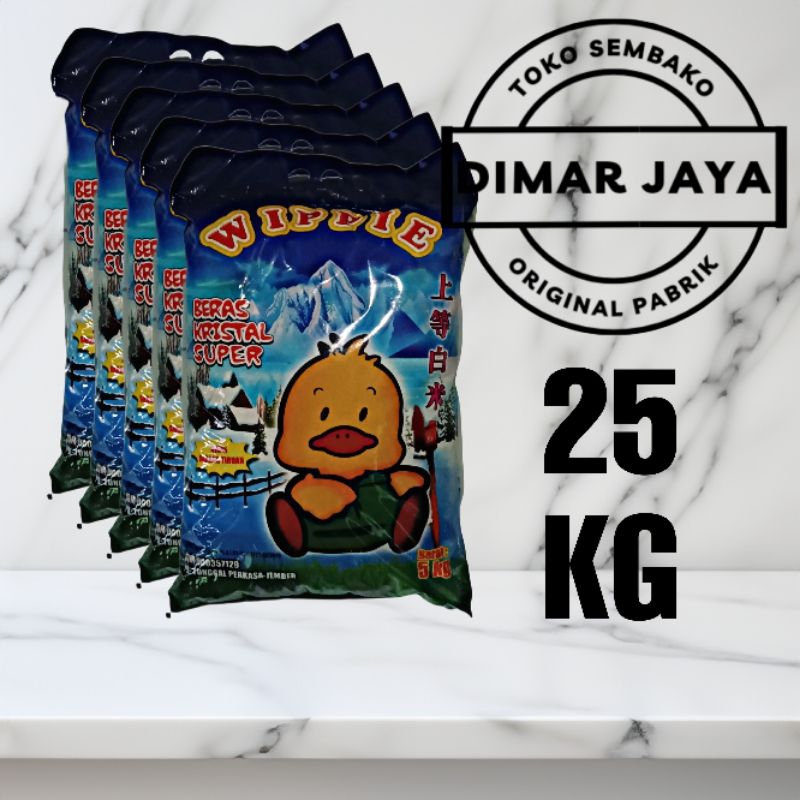 

Beras Wippie Premium 25 Kg (Kemasan 5 Kg x 5)