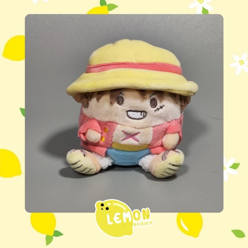 Boneka Lucu One Piece Monkey D. Luffy Plushie Boneka ORI Anime Doll Plush