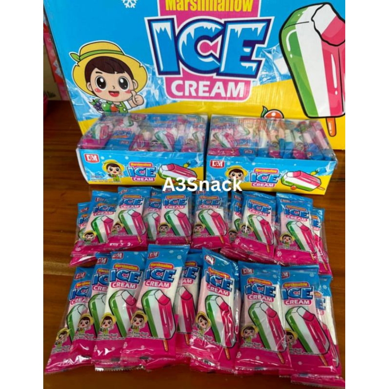 

marshmallow ice cream dsm rasa buah buahan 1 pack isi 30 pcs.