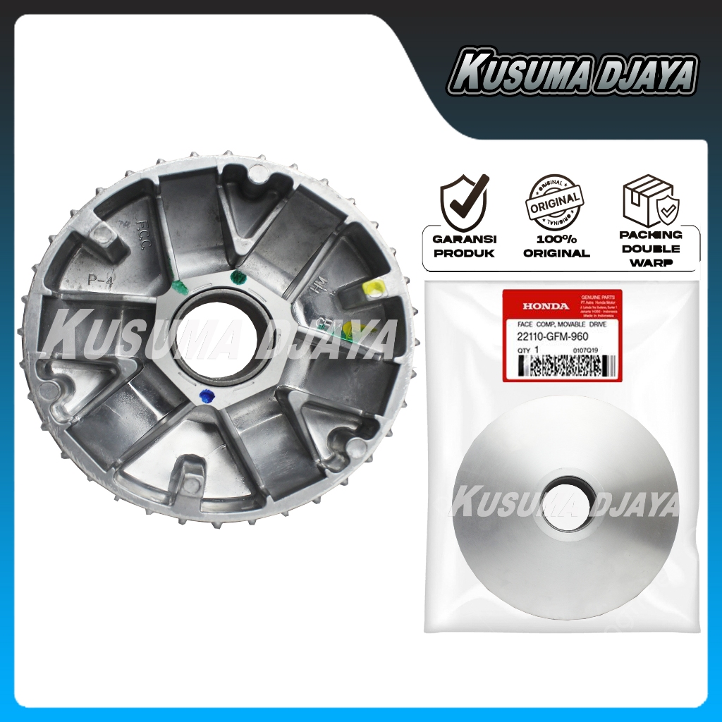 RUMAH ROLLER BEAT VARIO SPACY SCOOPY 110 FI 2012 - 2014 ORIGINAL AHM 22110GFM960