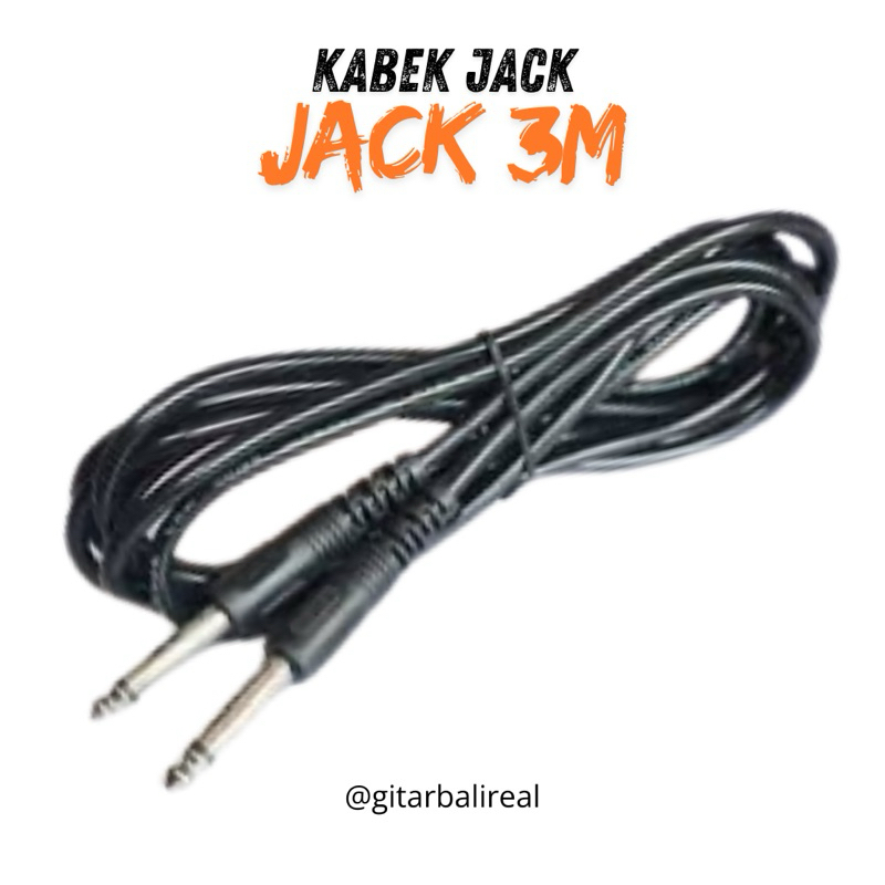 Kabel Jack 3M kabel gitar / Kabel Gitar / Kabel Bass / Kabel Jack / Kabel
