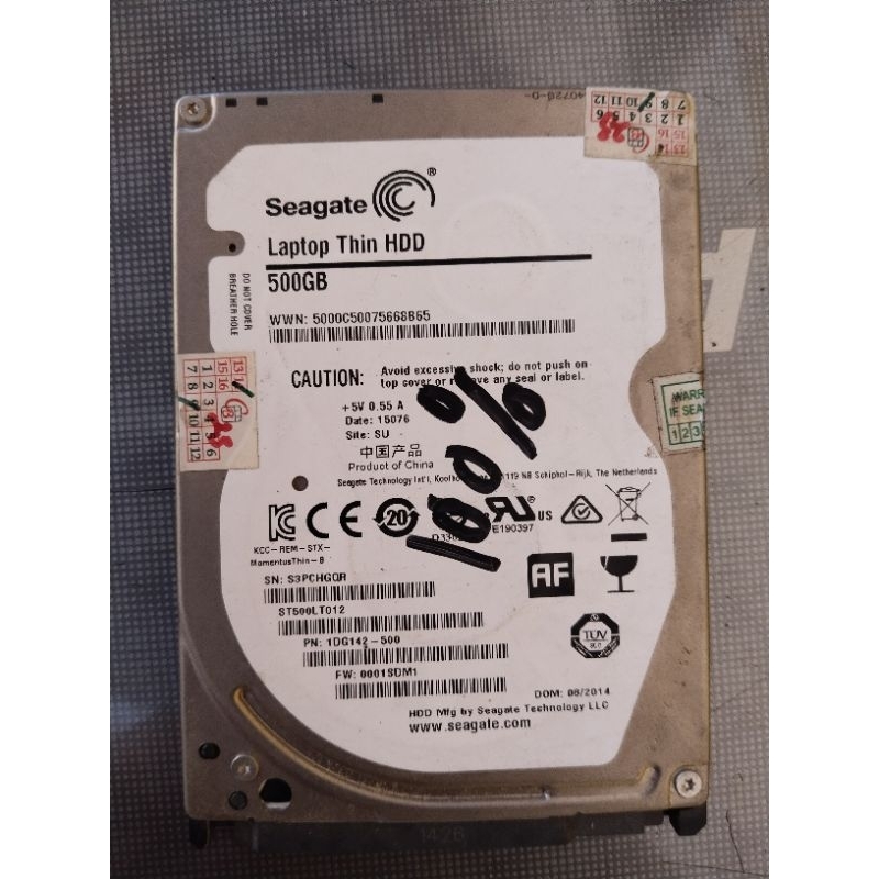 Hardisk thin seagate 500gb / HDD / sentinel 100%