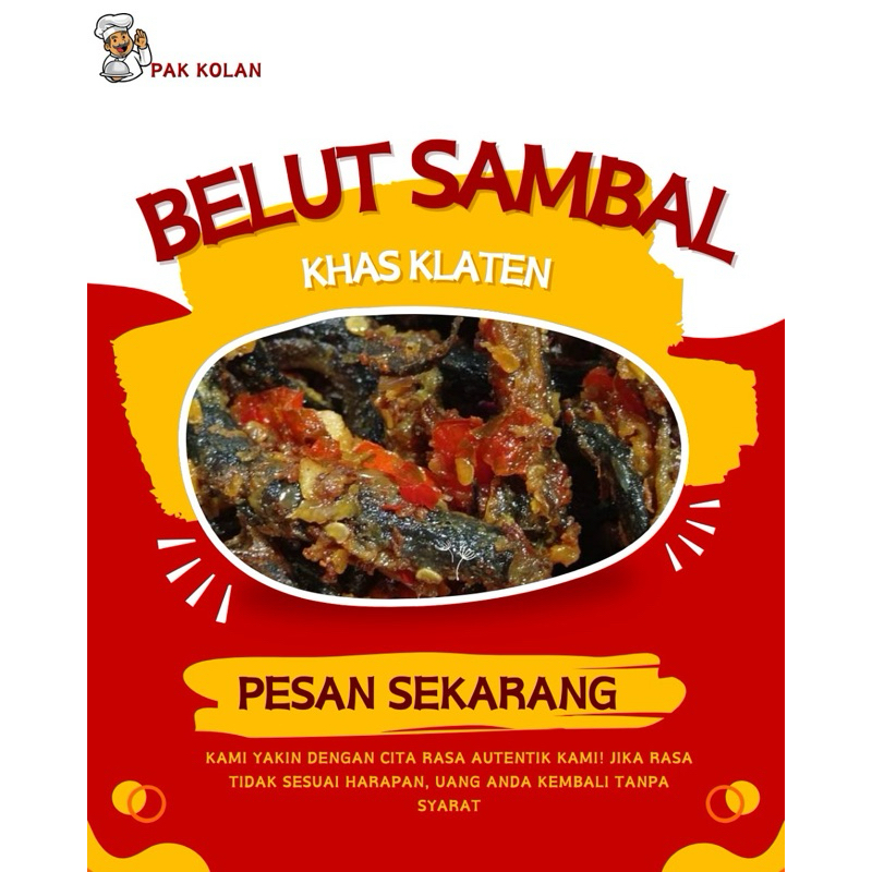 

Belut Sambal Pak Kolan Khas Klaten - 200gr