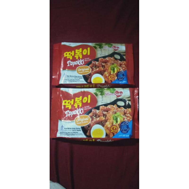 

Mama suka TOPOKKI MERAH ORIGINAL