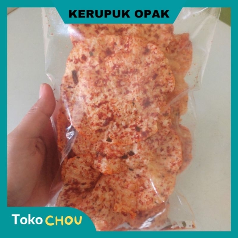 

Kerupuk Opak Jengkol Balado | 200gr | Kerupuk Ubi Rasa Jengkol