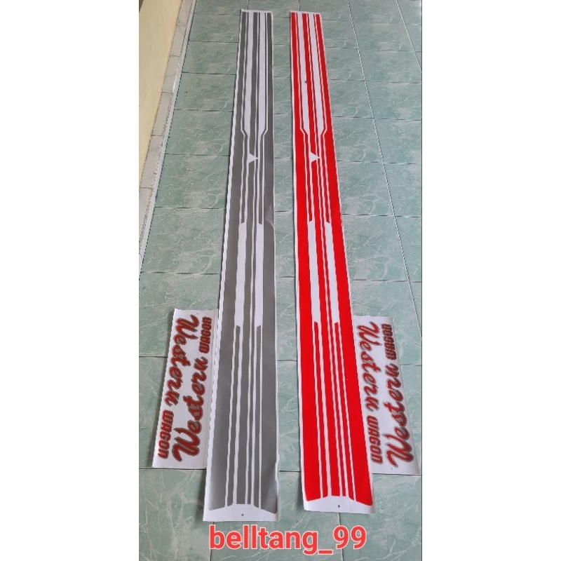 stiker mitsubishi l300 minibus westeru wangon/stiker sticker list bofy l300 westeru wangon/stiker l3