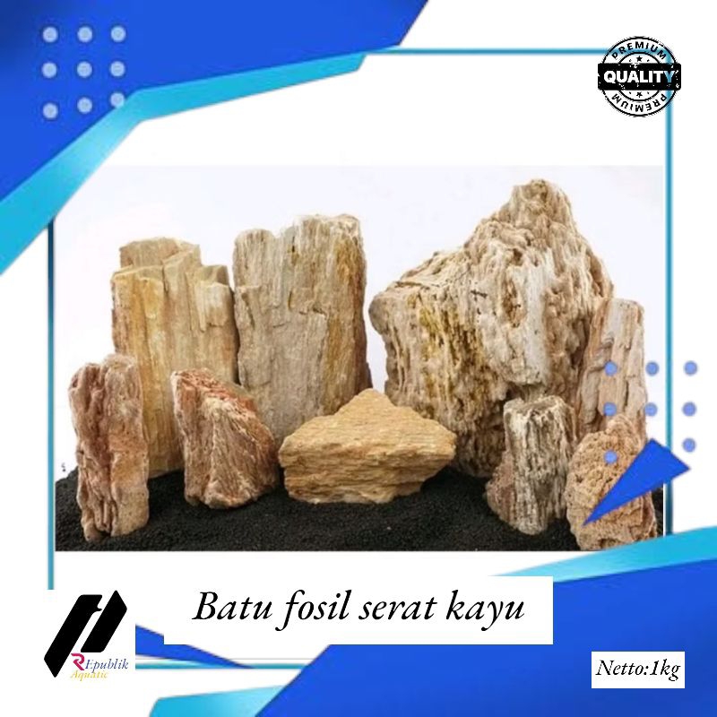 Batu fosil serat kayu aquascape 1kg/ batu fosil serat kayu / batu fosil aquascape / batu aquascape