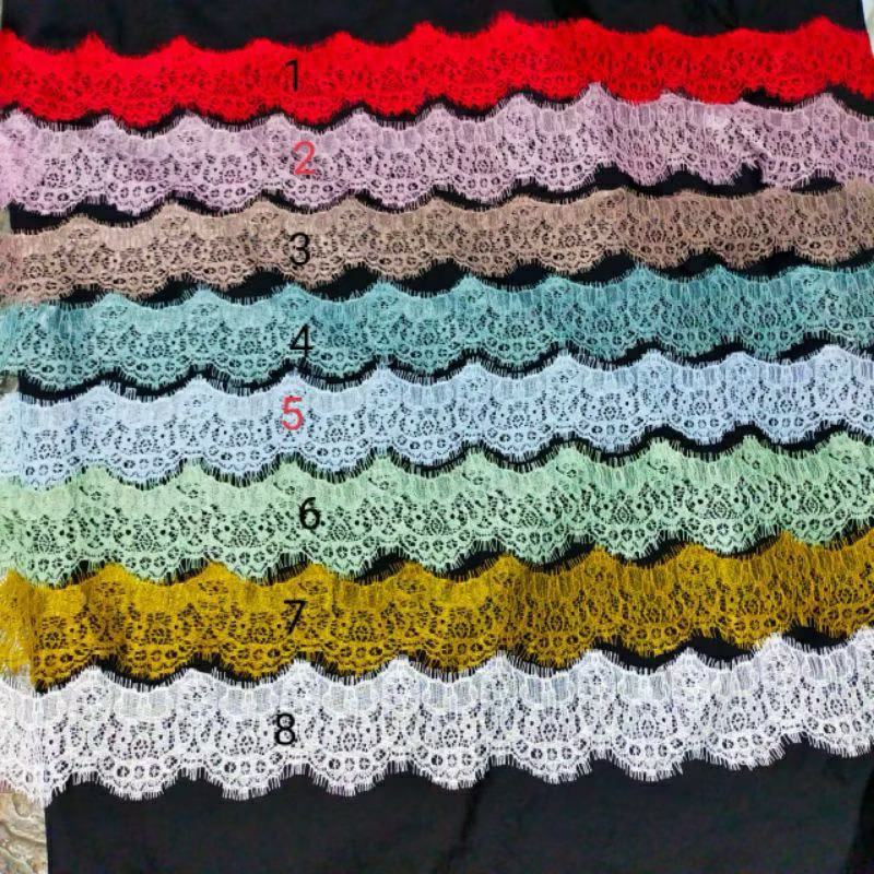 renda brokat lace pinggiran