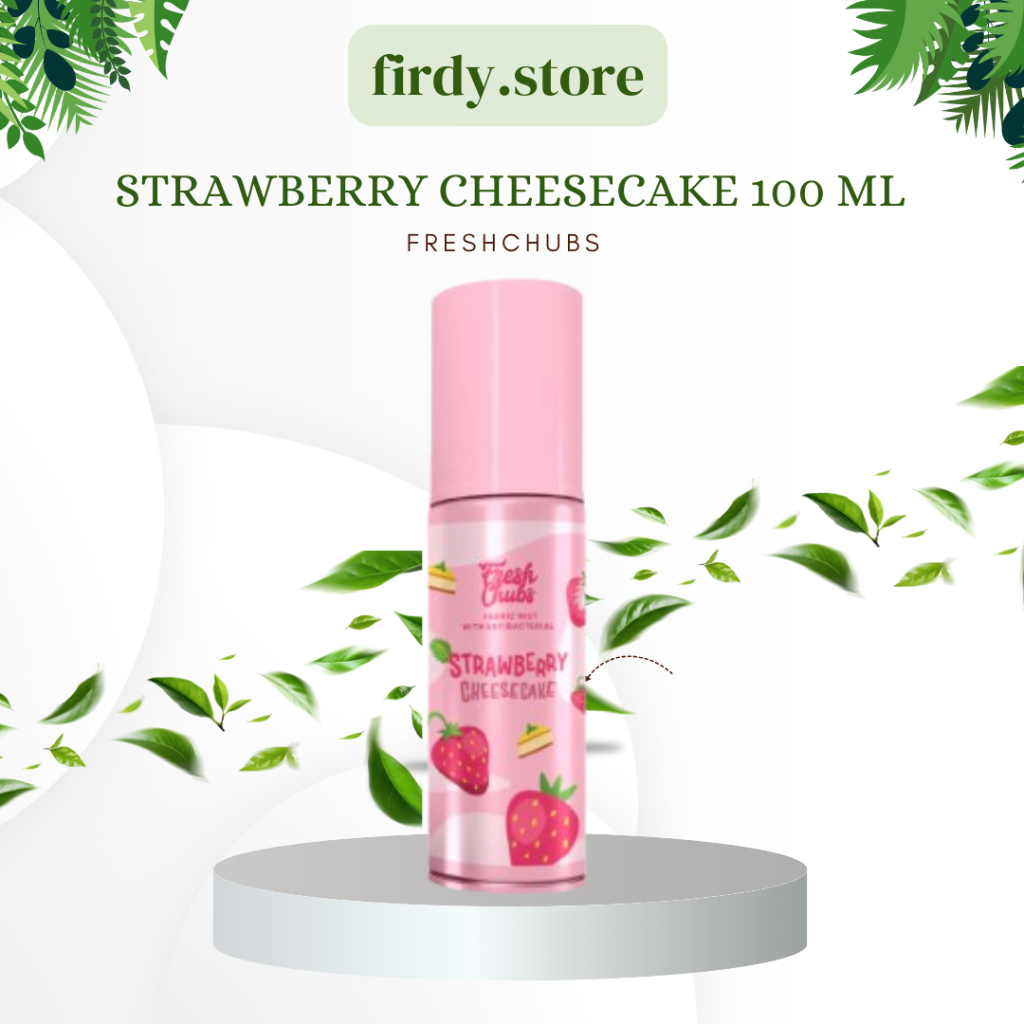 Freshchubs Fabric Mist Parfum Baju & Ruangan Strawberry Cheesecake 100ml