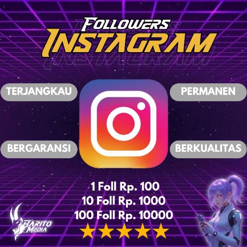 Followers INSTAGRAM | PERMANEN NO DROP