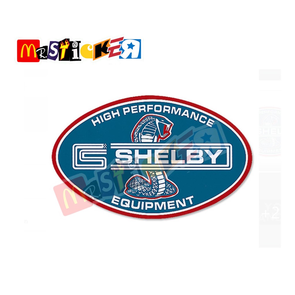 

sticker SHELBY equipment logo rounded sticker racing retro