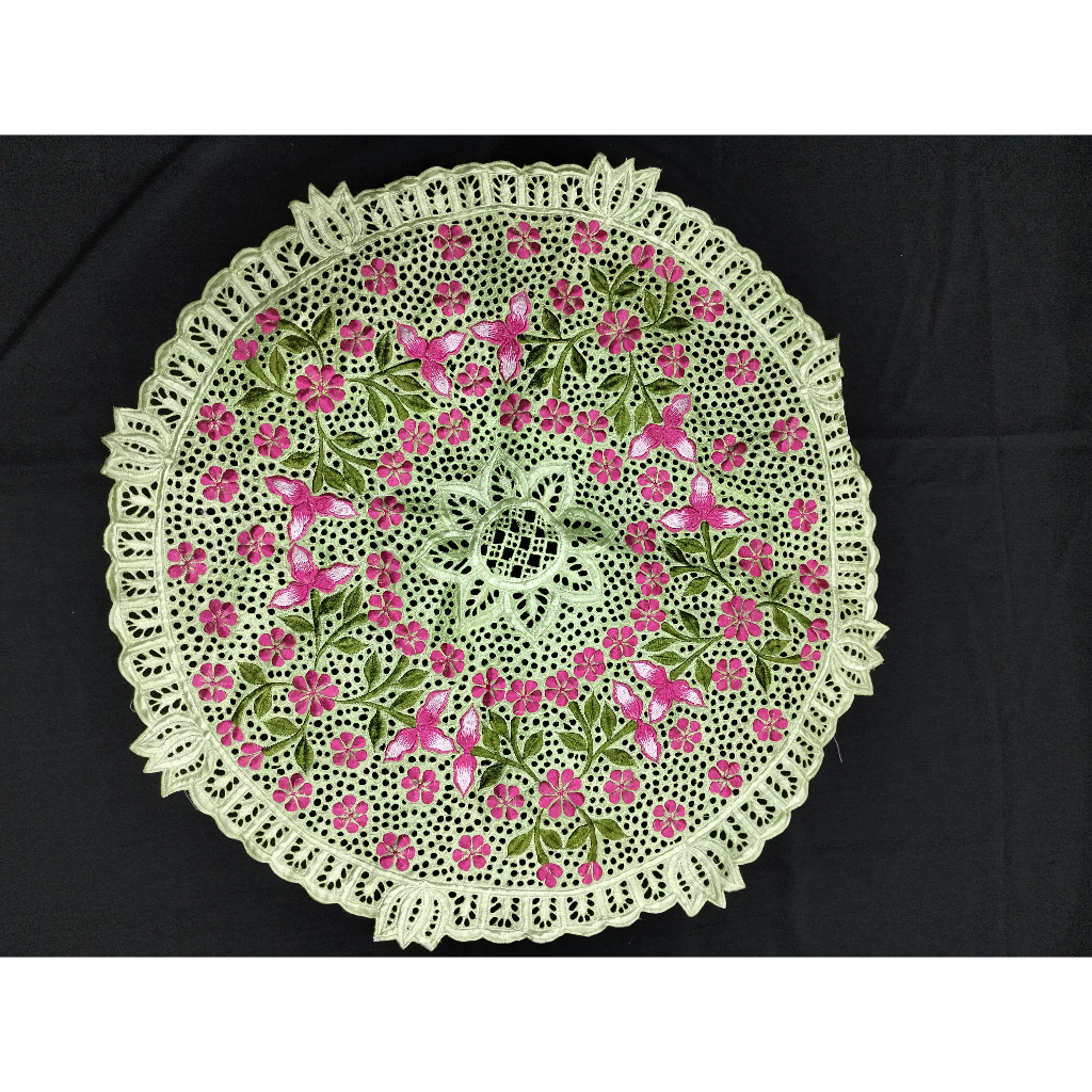 Taplak Meja Bulat / Taplak Meja Bulat Bordir / Taplak Meja Aesthetic / Taplak Meja Bordir