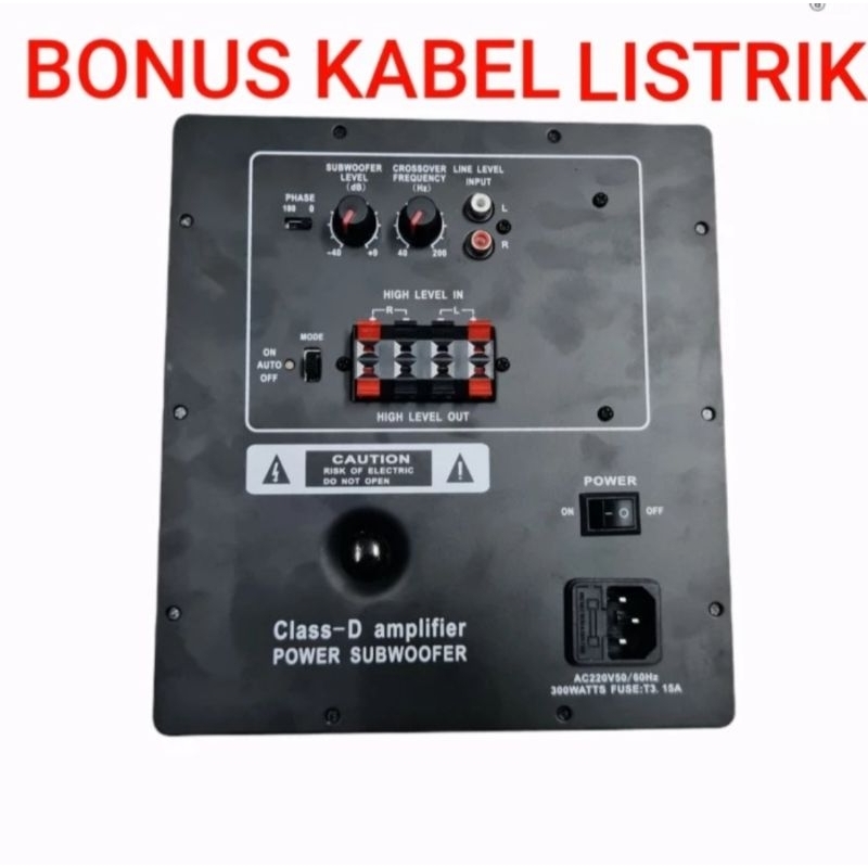 power kit subwoofer class D