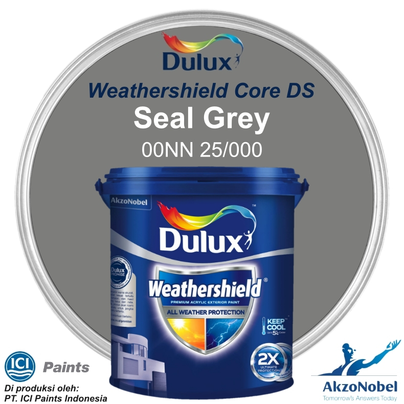 CAT DULUX WEATHERSHIELD 2.5 LT - SEAL GREY 00NN 25/000