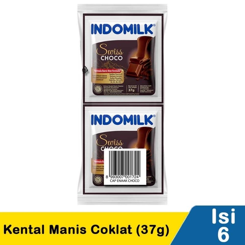 

Indomilk Swiss Choco Isi 6x37gr