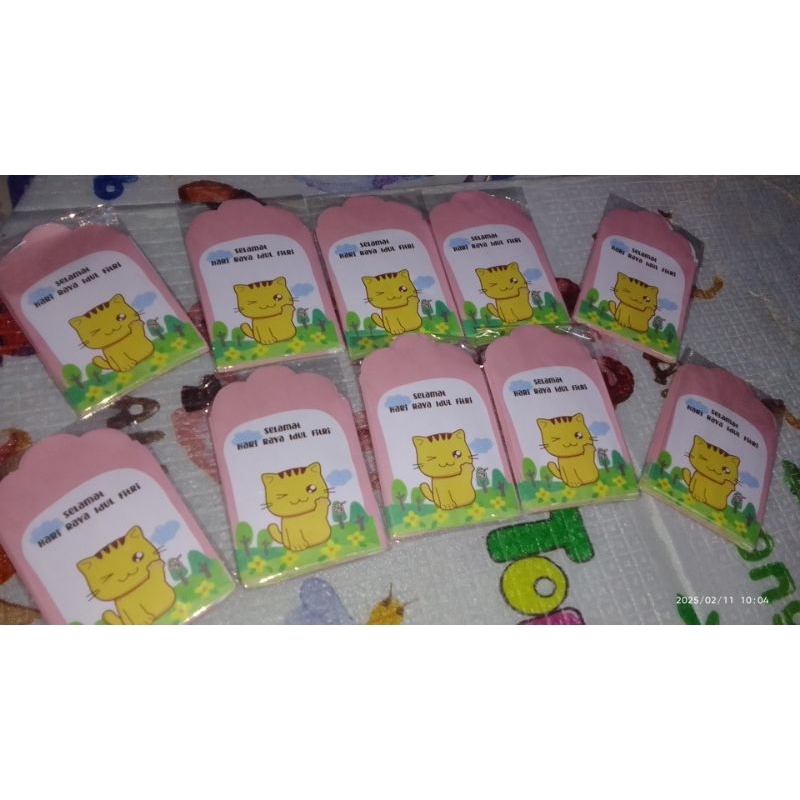 

AMPLOP LEBARAN 2025 , 1 PAKET 3 PACK ISI 30 PCS ,BISA MIX TEMA KARTUN