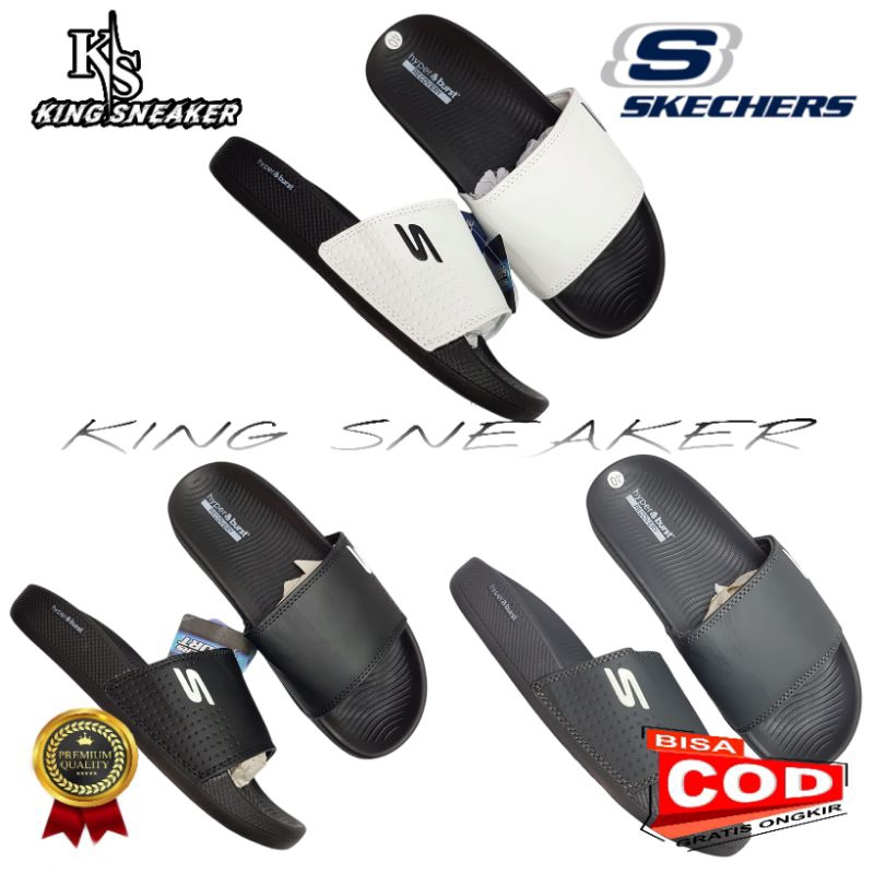SKECHERS HYPERBUSRT SLIDE / SANDAL PRIA / SANDAL SLIDE PRIA / SANDAL SKECHERS